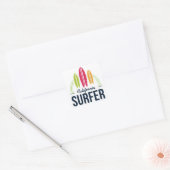 Stickers voor aangepaste locatie surfer (Envelop)