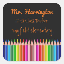 Stickers voor aangepaste Pencils kleuren