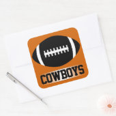 Stickers voor aangepaste teamnaam en Football kleu (Envelop)