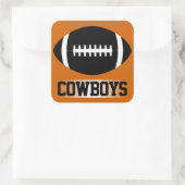 Stickers voor aangepaste teamnaam en Football kleu (Tas)