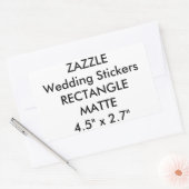 Stickers voor aangepaste weddenschappen RECTANGLE  (Envelop)