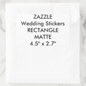 Stickers voor aangepaste weddenschappen RECTANGLE  (Tas)