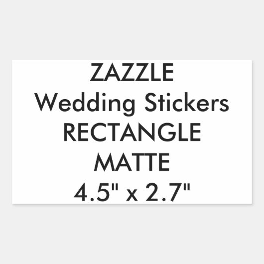 Stickers voor aangepaste weddenschappen RECTANGLE  (Voorkant)