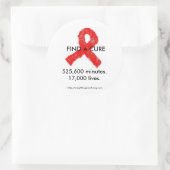 STICKERS voor aidsbewustzijn (Tas)