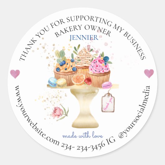 Stickers voor bakkerij (Voorkant)