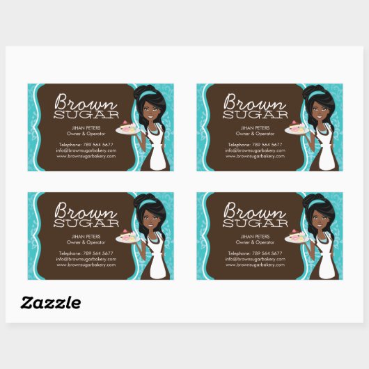 Stickers voor bakkerij (Vel)