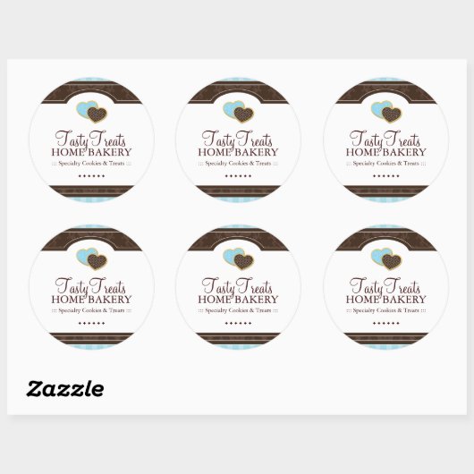 Stickers voor bakkerij (Vel)