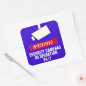 Stickers voor beveiligingscamerawaarschuwing (Envelop)