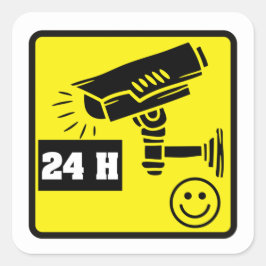 Stickers voor beveiligingscamerawaarschuwing