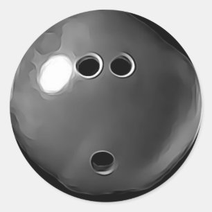 Stickers voor Black Bowling Ball