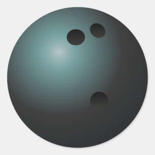 Stickers voor Black Bowling Ball