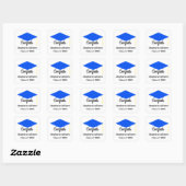 Stickers voor blauwe graduatie (Vel)