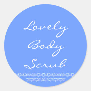 Stickers voor Body Scrubs