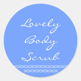 Stickers voor Body Scrubs
