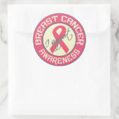 Stickers voor borstkankerbewustwording (Tas)