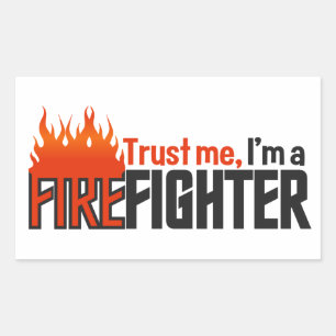 Stickers voor brandweerlieden, aanpasbaar