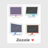Stickers voor computermonitor (Vel)