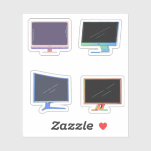 Stickers voor computermonitor