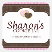Stickers voor cookieverpakkingen (Voorkant)
