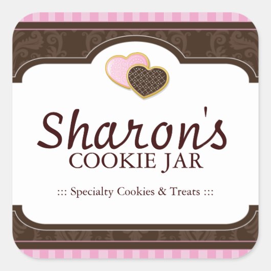 Stickers voor cookieverpakkingen (Voorkant)