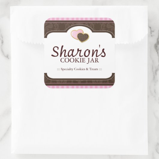 Stickers voor cookieverpakkingen (Tas)