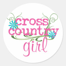 Stickers voor cross-country Girl PINK