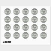 Stickers voor de bruine donkerdamtbruin (Vel)