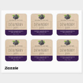 Stickers voor de etikettering van bruinkoolstof (Vel)