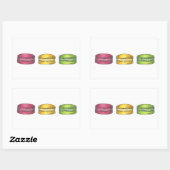 Stickers voor de Franse Macaron Cookie in Macarons (Vel)