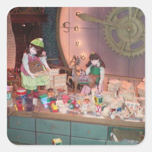 Stickers voor de kerstwinkel (Voorkant)