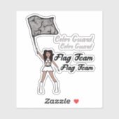 Stickers voor de kleurenvlagbescherming (diamant 4 (Vel)