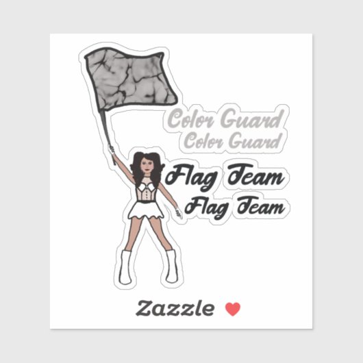 Stickers voor de kleurenvlagbescherming (diamant 4 (Vel)