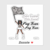 Stickers voor de kleurenvlagbescherming (diamant 6 (Vel)