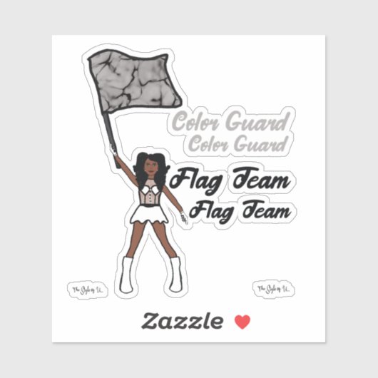 Stickers voor de kleurenvlagbescherming (diamant 6 (Vel)