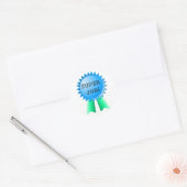 Stickers voor de Leraar Blauw en Groen Lint Award (Envelop)