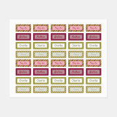 Stickers voor de Lunchcontainers van Jonge geitjes (Vel)