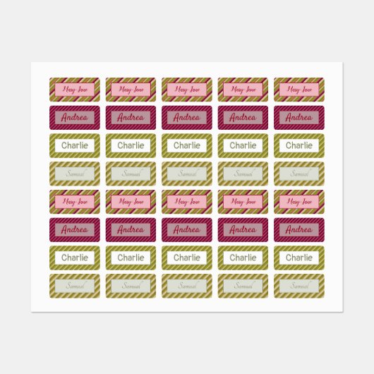 Stickers voor de Lunchcontainers van Jonge geitjes (Vel)