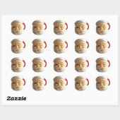  Stickers voor de Mok van de Kerstman (Winking) (Vel)