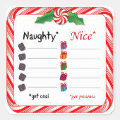 Stickers voor de Ondeugende of Nice (Voorkant)