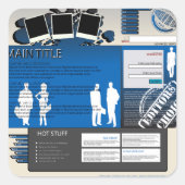 Stickers voor de opmaak van websites (Voorkant)