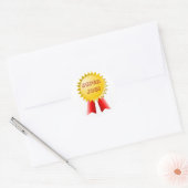 Stickers voor de Teacher's Red and Yellow Ribbon A (Envelop)