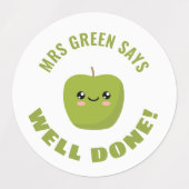 Stickers voor de toekenning van drie vruchtensoort (Design 1)