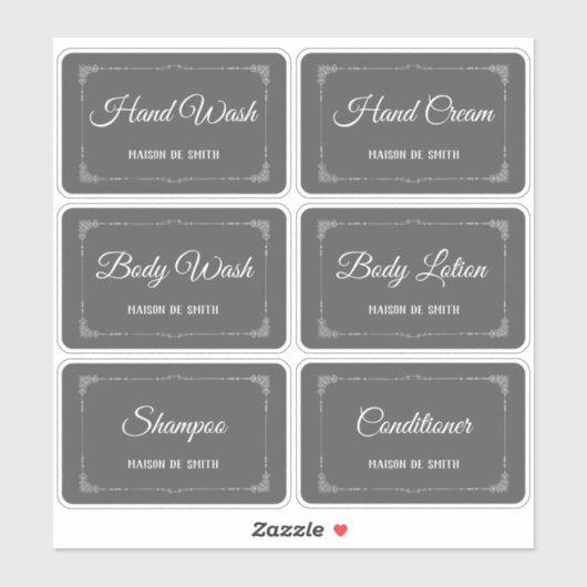 Stickers voor Dispenserlabels voor thuisorganisati (Vel)