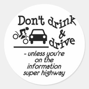 stickers voor Drink en station