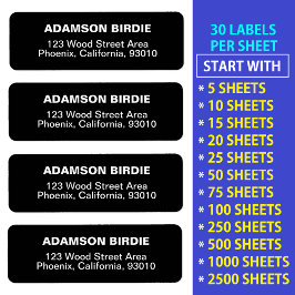 Stickers voor e-mail (Black Labels)