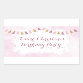 Stickers voor een verjaardagsfeestje