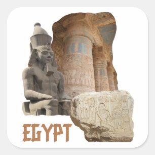 STICKERS voor EGYPT-fotocollage