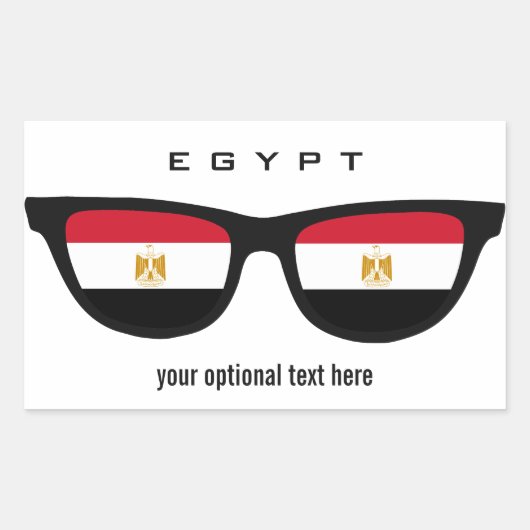 Stickers voor Egyptische shades (Voorkant)