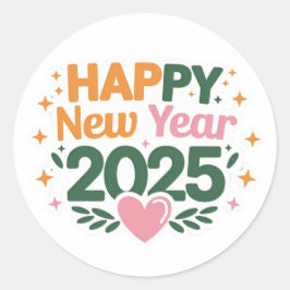 Stickers voor elk feest Nieuwjaar 2025