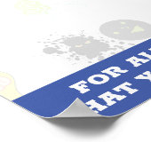 Stickers voor erkenning poster beloning werknemers (Hoek)